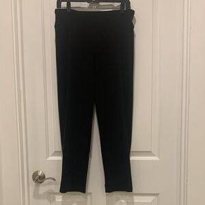 Boston Proper Travel Black Cropped Pants